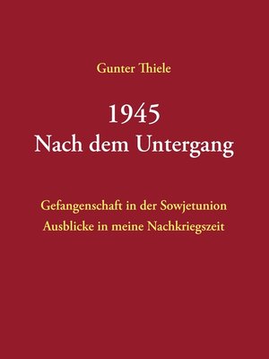 cover image of 1945--Nach dem Untergang
